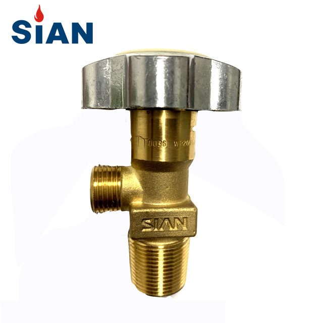 China brass gas cylinder valve with Handwheel manufacturers, brass gas