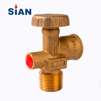 Copper Alloy Gas Safety LPG Valve For Home