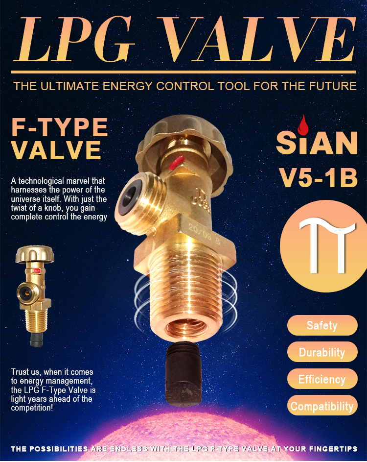SiAN Valves Manufacturer Brass French LPG Ftype Cylinder Control Valves V51B Buy Valves