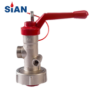 Fire Extinguisher Valve With CE Approval SiAN Brand Brass Valve For Dry Powder Fire Extinguisher