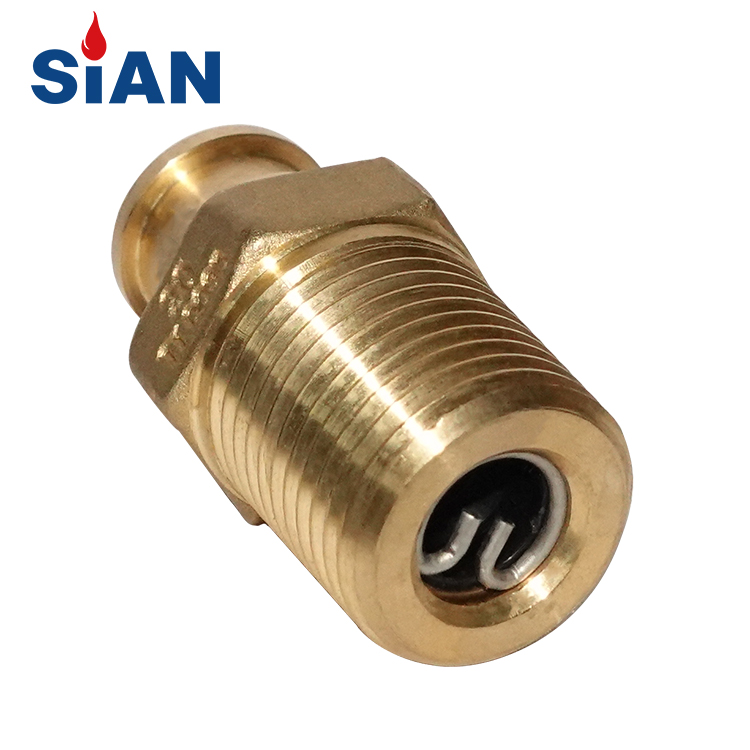 SiAN Self Closing 20mm LPG Cylinder Compact Valve D20 