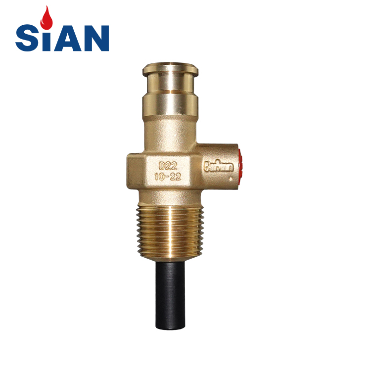 SiAN Compact Valve Manufacturer D22 Selfclosing LPG Gas Cylinder 22mm